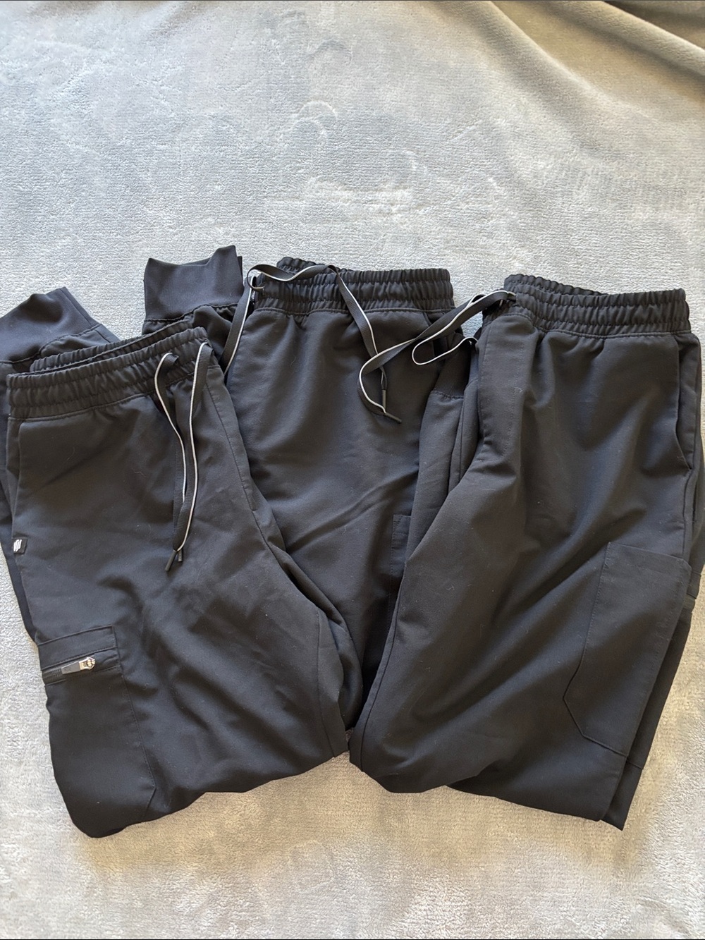 Jaanuu bundle Men's Black Drawstring Jogger scrub Pants M tall Osmo?